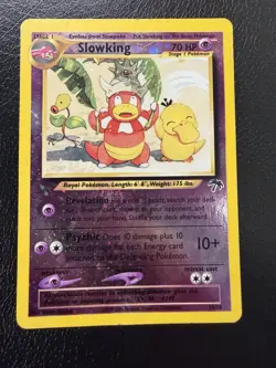 Pokemon TCG Slowking 14/18 Southern Islands Promo Reverse Holo HP With Swirl🌀 - Image 1