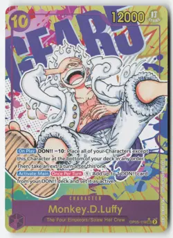 Monkey.D.Luffy SEC Alt Art OP05-119 One Piece Awakening of the New Era - Image 1