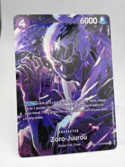 2025 One Piece Card Zoro-Juurou SR/SP OP12 ST18-004 Legacy of the Master NM - Image 3
