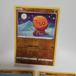 🔥Pokemon TCG Sword & Shield Trapinch Reverse Holo Card Lot 3x🔥 - Image 2