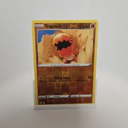 🔥Pokemon TCG Sword & Shield Trapinch Reverse Holo Card Lot 3x🔥 - Image 4