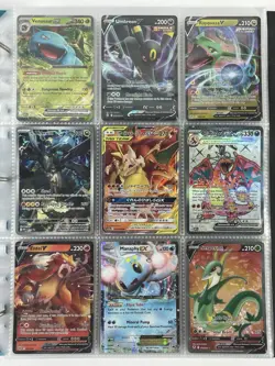 Pokemon Card Collection Binder Lot Holo Rare Ascended Tag Team Charizard Zekrom - Image 1