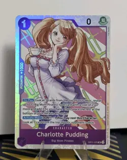 Charlotte Pudding OP11-070 A Fist of Divine Speed Foil One Piece CCG TCG Card - Image 1