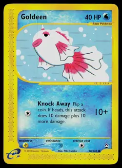 Pokemon Card - Goldeen Aquapolis 78/147 Common - Image 1