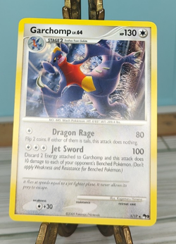 Pokemon TCG Garchomp Pop Series 9 1/17 Common Non Holo Trading Card TCG - Image 1