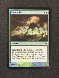 Moonmist 195 Common Innistrad FOIL Magic The Gathering Card - Image 1