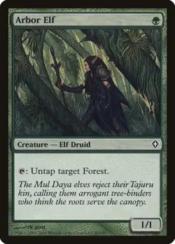 MTG - Arbor Elf - Worldwake - Magic the Gathering - Image 1