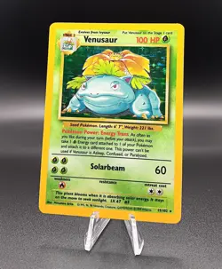 Venusuar Base Set 1999 Holo Rare Unlimited 15/102 Pokemon Card TCG - Image 1