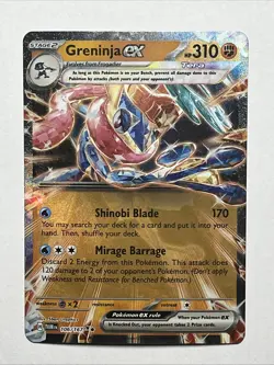 Greninja ex 106/167 Twilight Masquerade Pokemon TCG Double Rare - Image 1