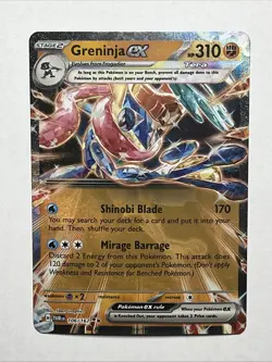 Greninja ex 106/167 Twilight Masquerade Pokemon TCG Double Rare - Image 2