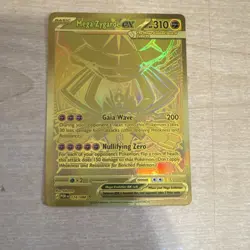 Pokemon Mega Zygarde EX Full Art Holo 124/088 Basic 310HP 2016 Dragon Card - Image 1