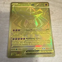 Pokemon Mega Zygarde EX Full Art Holo 124/088 Basic 310HP 2016 Dragon Card - Image 3