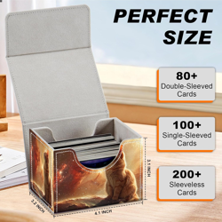 Optimized Title: Unique TCG Deck and Card Storage Box - Magnetic Closure MTG Org - Image 2