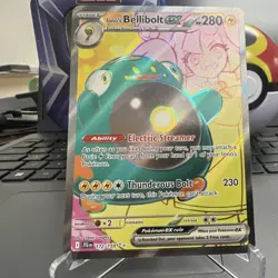 Pokemon Iono's Bellibolt ex 172/159 Ultra Rare EX Full Art Holo Sv09 English - Image 1