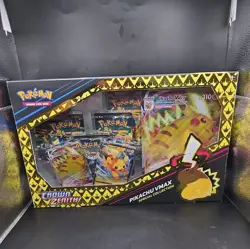 Pokemon TCG Crown Zenith Pikachu VMAX Factory Sealed Special Collection Box - Image 2