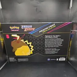 Pokemon TCG Crown Zenith Pikachu VMAX Factory Sealed Special Collection Box - Image 3