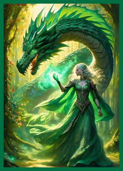 "100 Premium MTG Card Sleeves with Perfect Fit Inner Sleeves - Art Matte Finish - Image 1