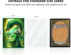 "100 Premium MTG Card Sleeves with Perfect Fit Inner Sleeves - Art Matte Finish - Image 3