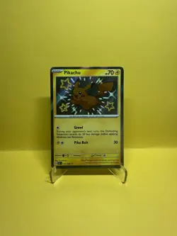 Pikachu - Shiny Rare Holo SV: Paldean Fates 131/091 LP Pokemon (see description) - Image 1