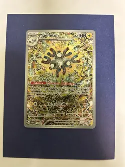 Magneton Pokemon SVP 159 Full Art Illustration Rare Black Star Promo NM - Image 1