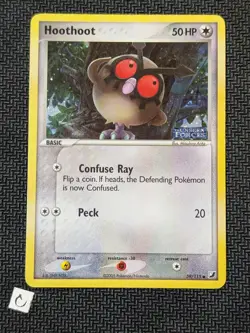 Hoothoot 59/115 - EX Unseen Forces Stamped Reverse Holo Pokemon TCG MP - Image 1