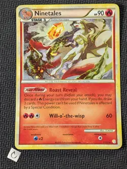 Ninetales 7/123 - Heart Gold Soul Silver Holo Rare Pokemon TCG LP VLP - Image 1