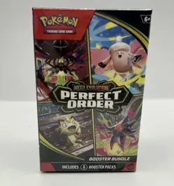 Pokemon TCG: Mega Evolution-Perfect Order Booster Bundle (6 Packs) New Sealed - Image 1