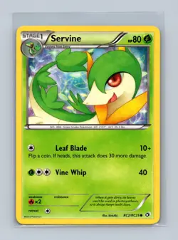 Servine RC2/RC25 Holo Legendary Treasures: Radiant Collection Pokemon Holo LP - Image 1