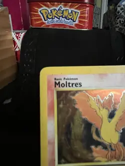 Pokemon Moltres Fossil Holo Rare Unlimited 12/62 1999 70 HP English - Image 2