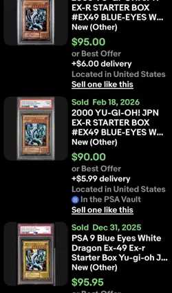 Yu-Gi-Oh Blue-Eyes White Dragon EX-49 EX-R Starter Box - Image 2