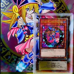 Yugioh Dark Magician Girl RA04-EN107 QUARTER CENTURY 1ST EDITION PSA 10 ARS 10 - Image 2