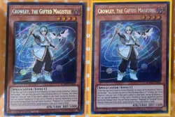 Yugioh! Crowley, the Gifted Magistus X2 BLMM-EN044 1st Edition Secret Rare NM - Image 1
