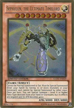 Sephylon, the Ultimate Timelord - GLD5-EN029 - Gold Rare - Limited Edition - Lig - Image 1