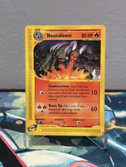 Houndoom Aquapolis 14/147 Rare Pokemon E Reader Card Non-Holo - LP - Image 2