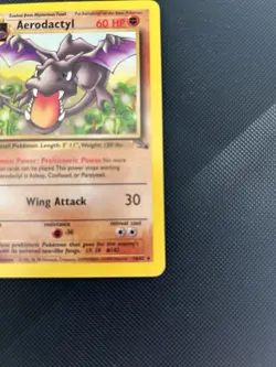 Pokemon TCG Aerodactyl Fossil Card 16/62 Regular Rare, WOTC LP Condition - Image 4