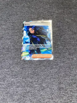 Pokemon TCG Geeta Obsidian Flames Full Art Holo Trainer Card 218/197 Ultra Rare! - Image 1