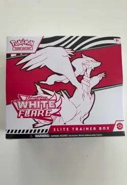 FACTORY SEALED Pokemon Scarlet and Violet White Flare Elite Trainer Box (ETB) - Image 1