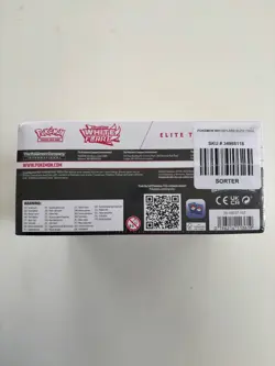 FACTORY SEALED Pokemon Scarlet and Violet White Flare Elite Trainer Box (ETB) - Image 3