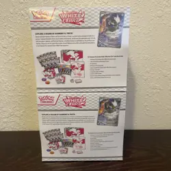 Pokemon White Flare Elite Trainer Box Lot Of Two Factory Sealed New ETB - Image 2