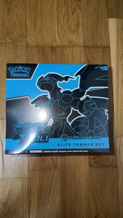 Pokemon Center Elite Trainer Box ETB Black Bolt White Flare New Factory Sealed - Image 2