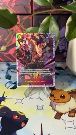 Charlotte Katakuri OP11-067 SR Fist Of Divine Speed One Piece TCG English NM - Image 1