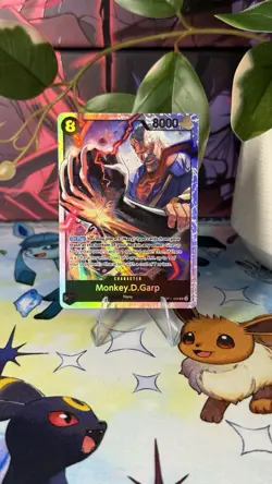 Monkey D. Garp SR OP11-095 A Fist of Divine Speed One Piece Card Game English NM - Image 1