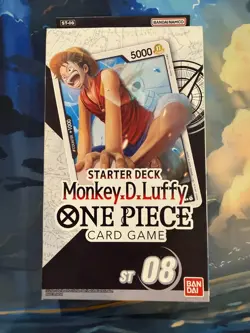 One Piece TCG Starter Deck Monkey.D.Luffy ST08 Sealed - Image 1