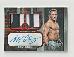 2025 Topps Knockout UFC Michael Chandler Tier 1 Dual Relic Auto /25 SSP - Image 1