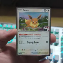 Eevee 143/191 Cosmos Holo Pokemon Play! Prize Pack Play Stamp Series 7 - Image 2