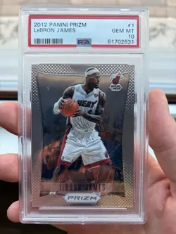 2012-13 Panini Prizm - LeBron James #1 PSA 10 First Year Prizm! - Image 1