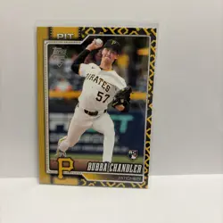 2026 Topps Series 1 Bubba Chandler #283 Team Logo Color Border (RC) Pirates - Image 1