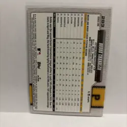 2026 Topps Series 1 Bubba Chandler #283 Team Logo Color Border (RC) Pirates - Image 2