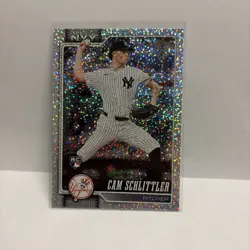 2026 Topps Series 1 Celebration - CAM SCHLITTLER #111 Confetti Foil - ROOKIE - Image 1