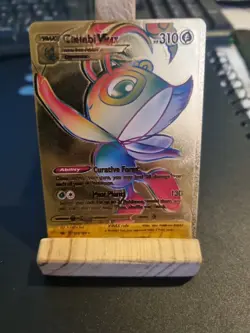 Celebi Vmax 199/198 Pokemon Gold Card Brand New - Image 1